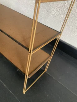 Etagère vintage 1960 String murale bois doré - 60 x 50 cm