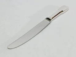 Europ - 12 Couteaux en métal argenté Uniplat
