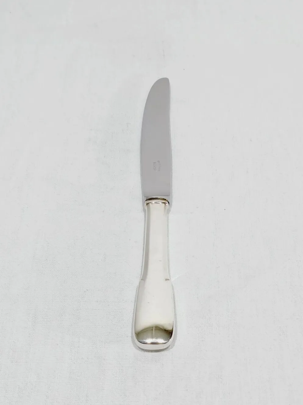 Europ - 12 Couteaux en métal argenté Uniplat
