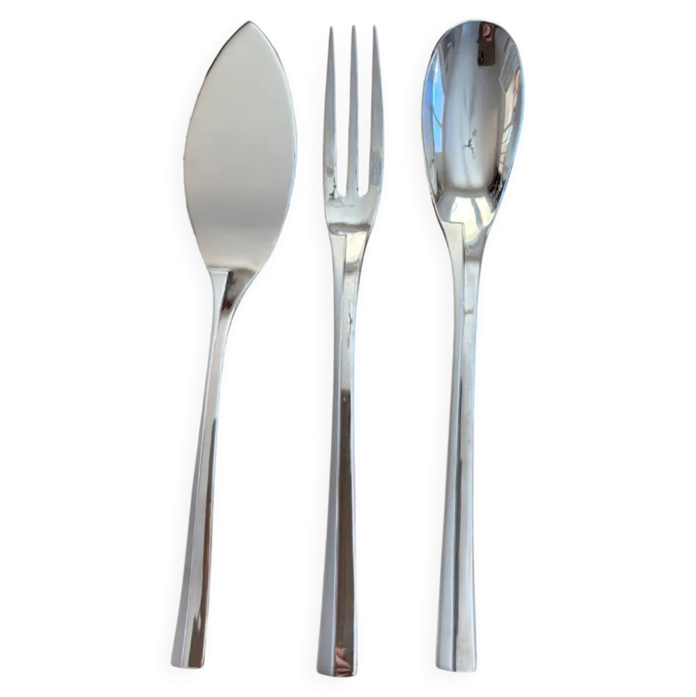 Exceptionnelle ménagère Couzon Neuvième Art – 123 pièces – inox 18/10