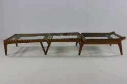 Fauteuil / lit de repos design français du milieu du siècle par George Tigien