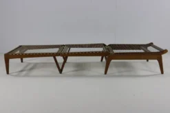 Fauteuil / lit de repos design français du milieu du siècle par George Tigien