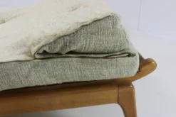 Fauteuil / lit de repos design français du milieu du siècle par George Tigien