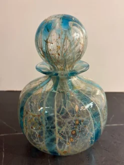 Flacon décoratif en verre soufflé Mdina Glass