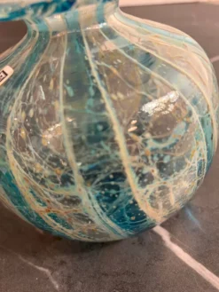 Flacon décoratif en verre soufflé Mdina Glass