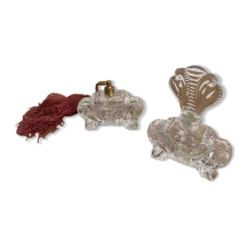 Flacon parfum vintage et vaporisateur