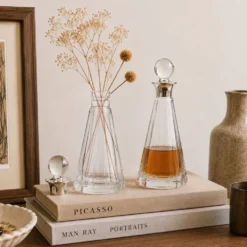 Flacons huilier & vinaigrier en cristal Paloma Picasso pour Villeroy & Boch