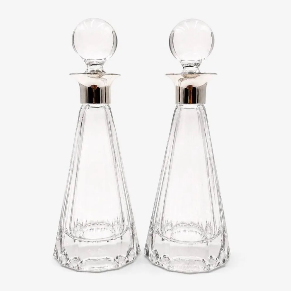 Flacons huilier & vinaigrier en cristal Paloma Picasso pour Villeroy & Boch