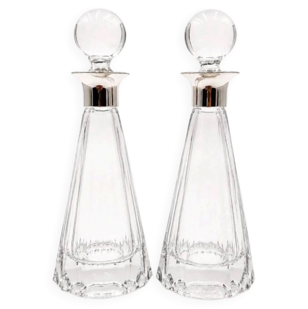 Flacons huilier & vinaigrier en cristal Paloma Picasso pour Villeroy & Boch