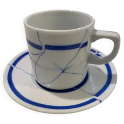 Flat cup saucer Pfister,designer Möbel Pfister,tasse à café originale,