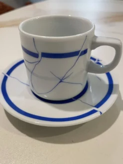 Flat cup saucer Pfister,designer Möbel Pfister,tasse à café originale,