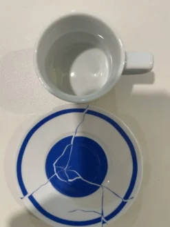 Flat cup saucer Pfister,designer Möbel Pfister,tasse à café originale,