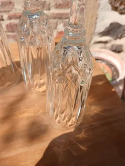 4 flûtes à champagne anciennes