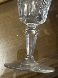 12 flûtes à champagne Baccarat modèle Carcassonne - estampillées