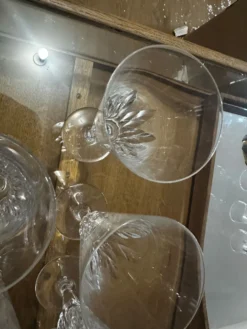 12 flûtes à champagne Baccarat modèle Carcassonne - estampillées