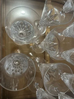 12 flûtes à champagne Baccarat modèle Carcassonne - estampillées