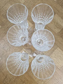 6 flûtes à champagne 15cl Lady Diamond Cristal d'Arques