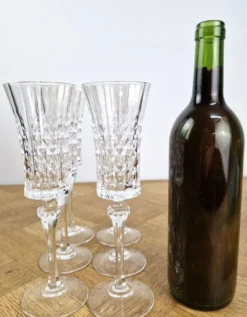 6 flûtes à champagne 15cl Lady Diamond Cristal d'Arques
