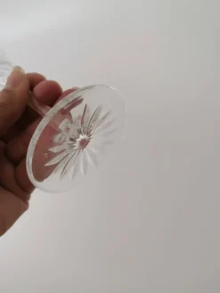 6 flûtes à champagne en cristal