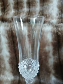 2 flûtes à champagne en cristal