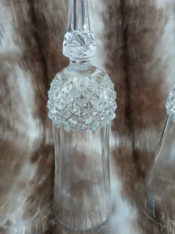 2 flûtes à champagne en cristal