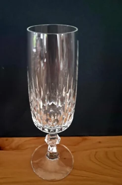 5 flûtes à champagne en cristal Schott Zwiesel années 70/80