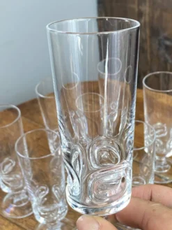Flûtes à champagne graphique, Cristal d’Arques