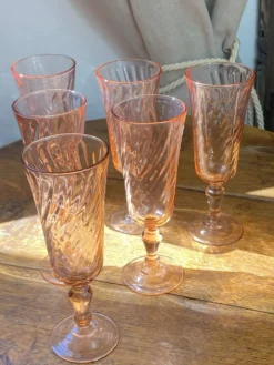 Flûtes à champagne, modèle Rosaline