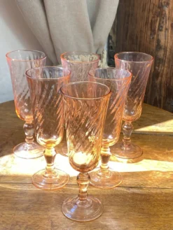 Flûtes à champagne, modèle Rosaline