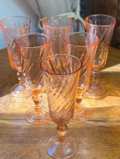 Flûtes à champagne, modèle Rosaline