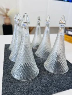6 flûtes à champagne sans pied Henri Maire