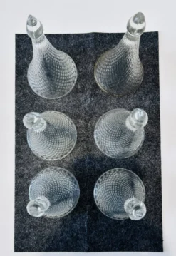 6 flûtes à champagne sans pied Henri Maire