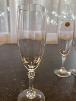 Flûtes en cristal