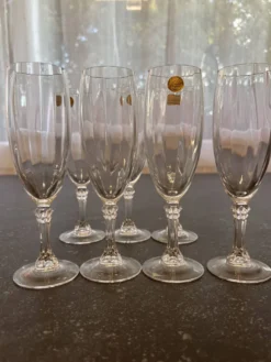 Flûtes en cristal