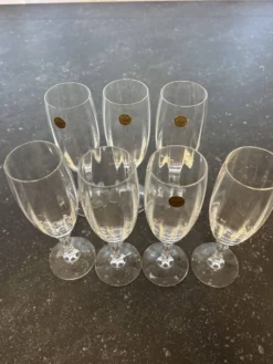 Flûtes en cristal