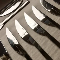 Fourchette + Couteau modèles Stockholm Boda Nova