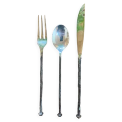 Fourchette Cuillère Couteau Michel Aram – Métal argenté
