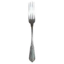 Fourchette de table en argent massif orfèvre Paul Devaux