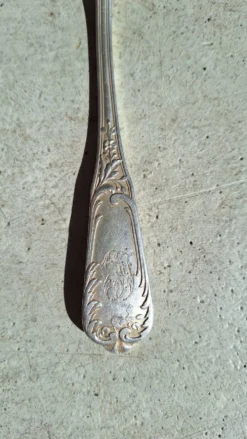Fourchette de table en argent massif orfèvre Paul Devaux