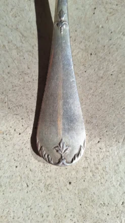 Fourchette en argent massif Henri Soufflot