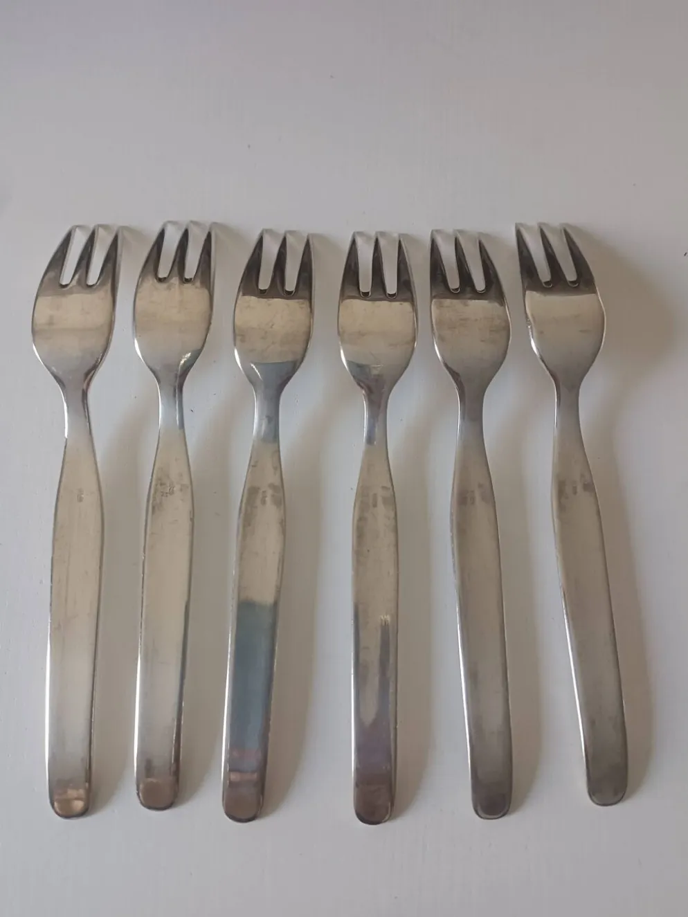 Fourchette en métal argenté