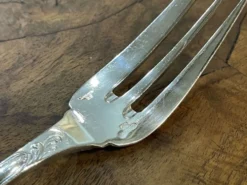 Fourchette à gateau de service - Christofle Marly en métal argenté