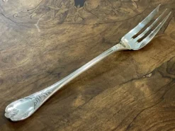Fourchette à gateau de service - Christofle Marly en métal argenté