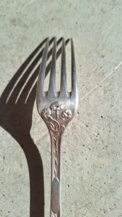 Fourchette à poisson en argent massif Paul Devaux