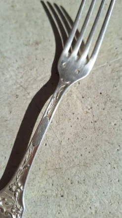 Fourchette à poisson en argent massif Paul Devaux