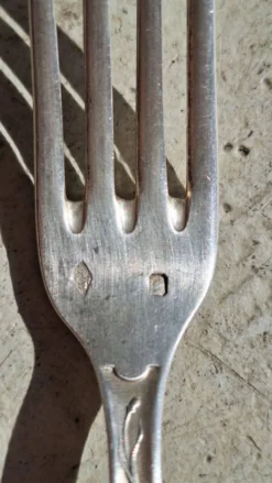 Fourchette à poisson en argent massif Paul Devaux