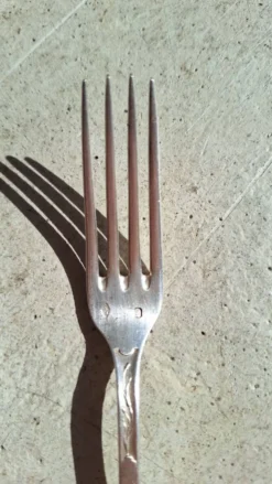 Fourchette à poisson en argent massif Paul Devaux