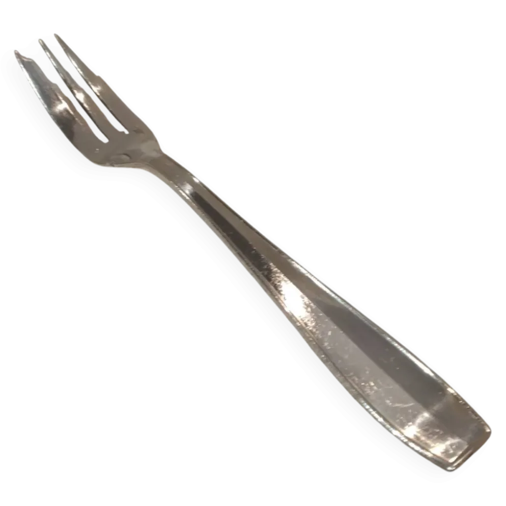 Fourchette à ragout métal argenté orfèvre Christofle modèle Atlas