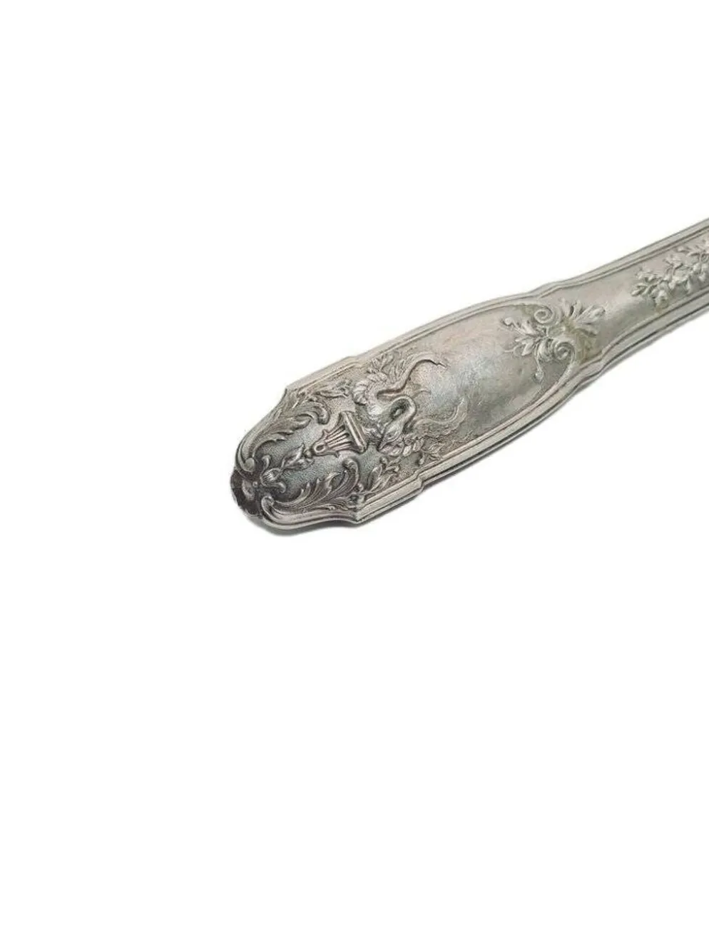 Fourchette à rôtir en argent classique, France, années 1880