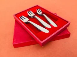 12 fourchettes à dessert Guy Degrenne, années 1970